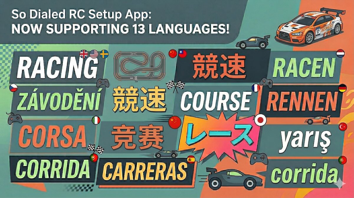 RC Setup App: Now Available in Your Language!