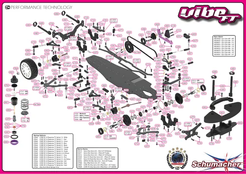 Schumacher Vibe FT Parts explosion