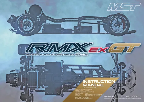 MST RMX EX GT Manual Pt 1