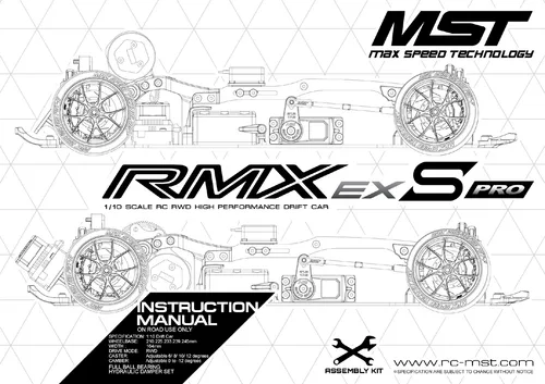 MST RMX EX S PRO Manual Pt 1
