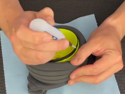 Gluing 1/8 Foam Tire Inserts to the Wheel