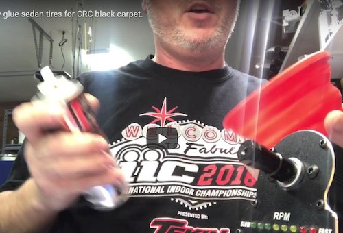 Gluing Touring Car Tires for Use on Carpet