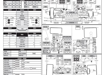 XRAY RX8 23 Setup Sheet Blank