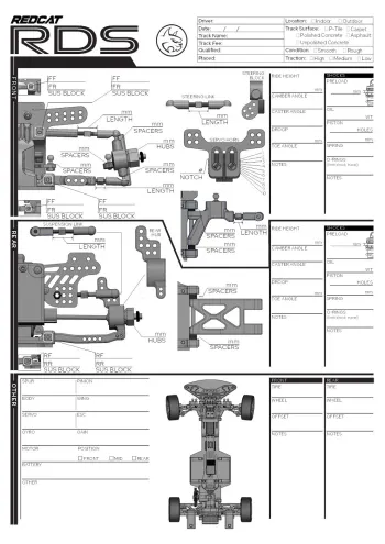 Redcat RDS Setup Sheet