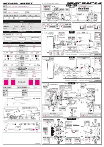 XRAY X4F '24 Setup - Low Grip Asphalt