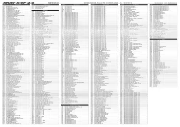 XRAY X4F '24 Parts List