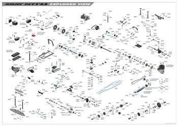 XRAY NT1 '23 Exploded View