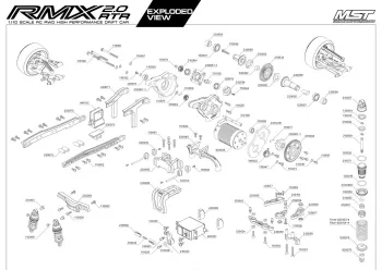 MST RMX 2.0 Exploded View