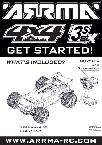 ARRMA Vorteks 4WD BLX Manual