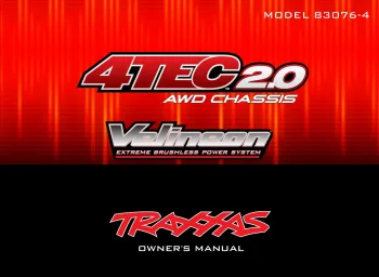 Traxxas 4-Tec 2.0 VXL Manual