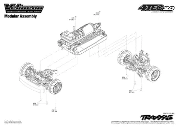 Traxxas 4-Tec 2.0 VXL Exploded View - Modular Assembly