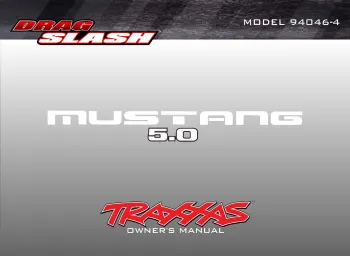 Traxxas Drag Slash Mustang Manual