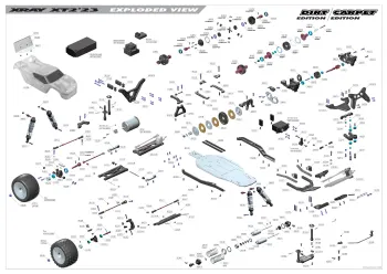 XRAY XT2 '23 Exploded View