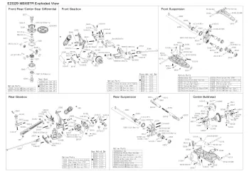 Mugen MBX8TR Exploded View