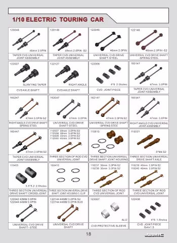 SNRC R2-R3-D2-DT2 Parts List