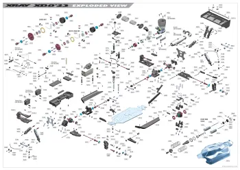 XRAY XB8 23 Exploded View