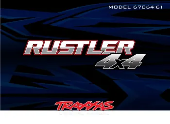 Traxxas Rustler 4X4 Manual