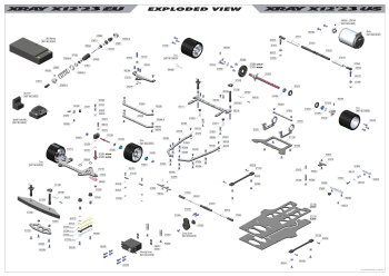 XRAY X12 '23 Exploded View