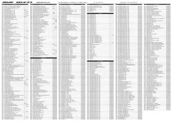 XRAY XB4 2023 Parts List