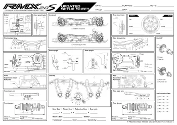MST RMX 2.0S Setup Sheet