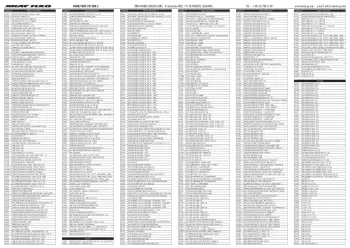 XRAY RX8E 23 Parts List