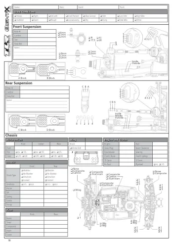 TLR 8IGHT-X 2-0 Gas Setup Sheet