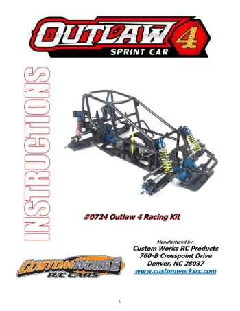 Custom Works Outlaw 4 Manual