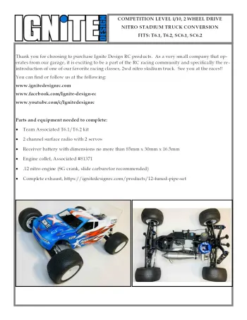 Ignite T6.1/T6.2 Gas Conversion Manual