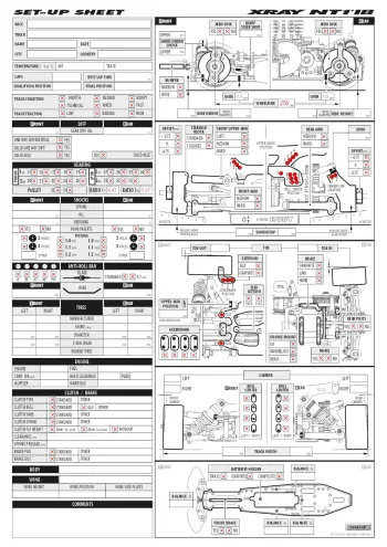 XRAY NT1 '18 Setup Sheet (Editable)