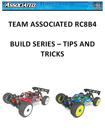 Team Associated RC8 B4e Build Guide