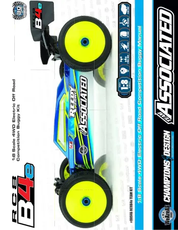 Team Associated RC8 B4e Manual