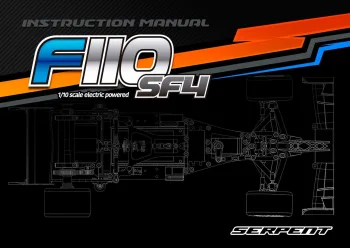 Serpent F110 SF4 Manual