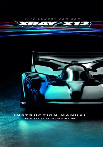XRAY X12 '22 Manual