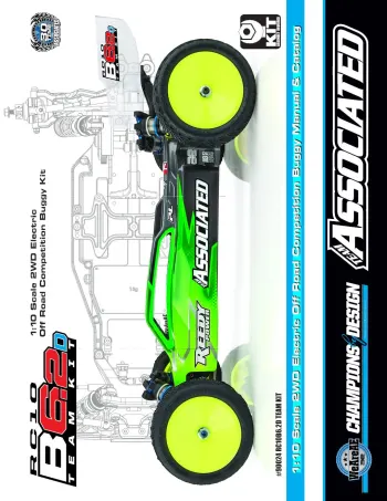 Team Associated RC10 B6.2D Manual & Parts List