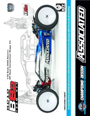 Team Associated RC10 B6.2 Manual & Parts List