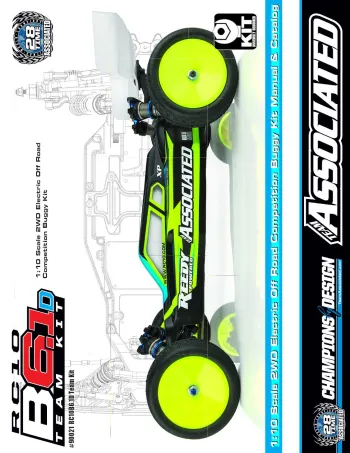 Team Associated RC10 B6.1D Manual & Parts List