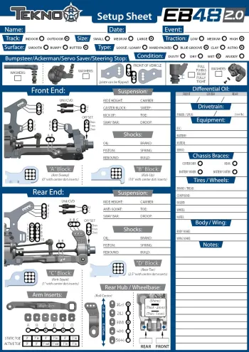 Tekno EB48 2.0 Blank Setup Sheet (Editable)