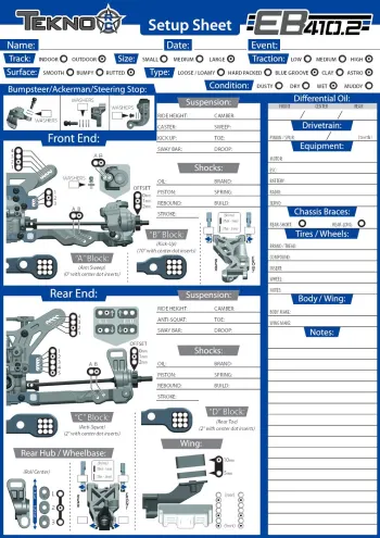 Tekno EB410.2 Blank Setup Sheet (Editable)