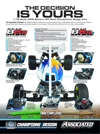 Team Associated RC10 B6.3 vs B6.3D Comparison
