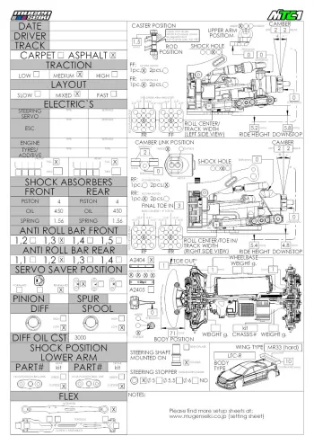 Mugen MTC1 Kit Setup - Asphalt