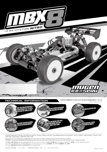 Mugen MBX8 Worlds Edition Manual