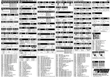 Mugen MBX8 Parts List Page 2