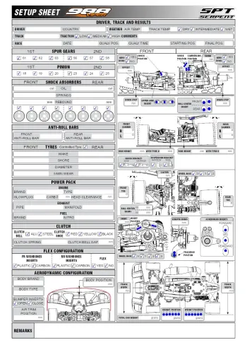 Serpent Viper 988 Blank Setup Sheet