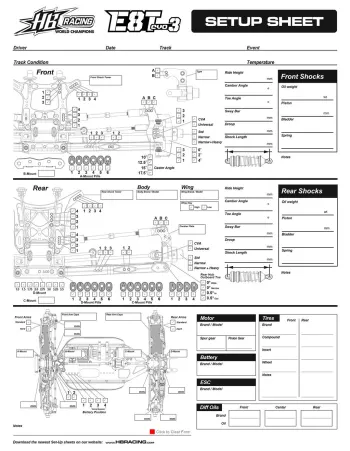 HB E8T Evo3 Blank Setup