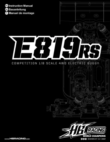 HB E819RS Manual