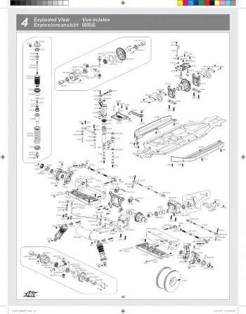HB D8T Evo3 Parts Explosion