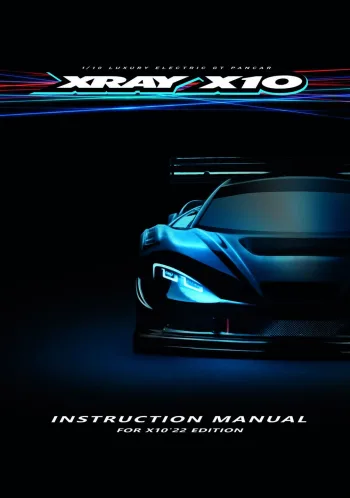 XRAY X10 '22 Manual