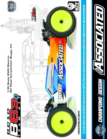 Team Associated RC10 B6.3D Manual & Parts List