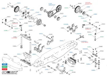 Destiny RX-10F3.0 Exploded View