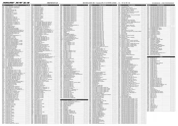 XRAY X4 '24 Parts list